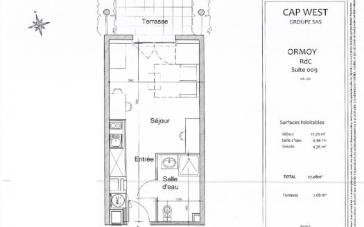 RENTAL INVESTMENT – Ormoy – Residence Affaires Cap West – 7,56 % profitability