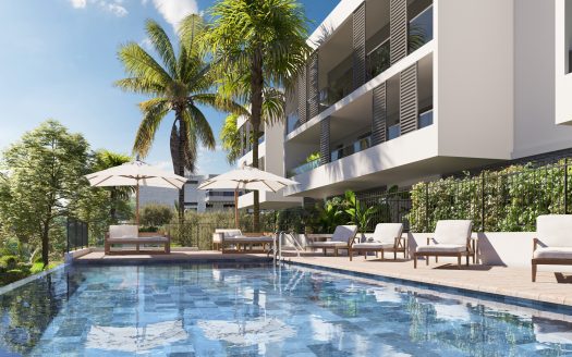 Cannes – Petit Juas – Top Floor – New Residence with Pool!