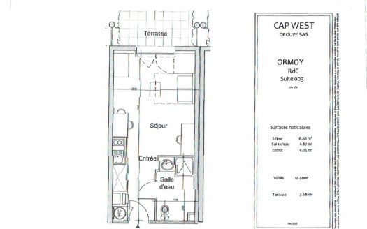 RENTAL INVESTMENT – Ormoy – Cap West Business Residence – 7.30% return