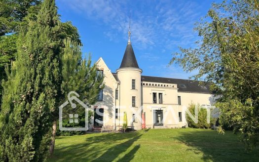 STONE MANOR HOUSE – 488 SQUARE METERS OF LIVING SPACE – 5 BEDROOMS – 2,610-SQUARE-METER GARDEN – COGNAC