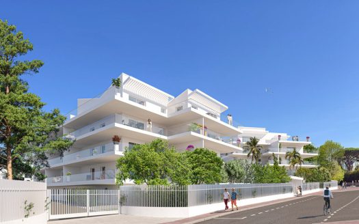 Cannes –  Montfleury – 2 bedrooms with large terrace – Prestigious New Residence with Swimming Pool