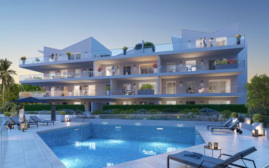 Cannes –  Montfleury –  Spacious apartment with spectacular 228sqm terrace – Prestigious New Residence with Swimming Pool