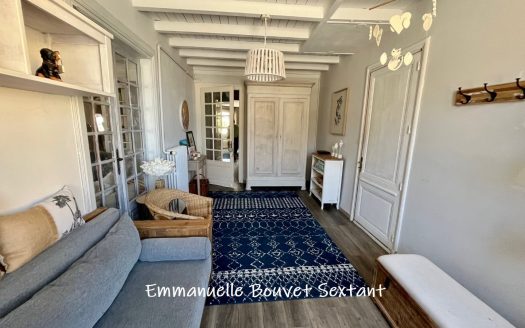 South Bergerac, large and charming village house, swimming-pool and terrace, garden, outbuidlings to convert