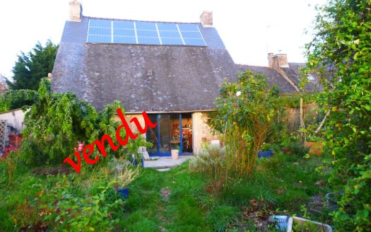 Building plot in a village and house to renovate