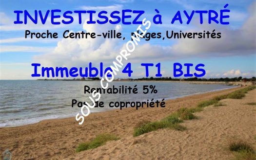 Apartment building in full ownership – 4 furnished apartments T1 BIS