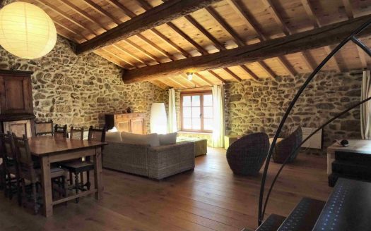 Old stone barn renovated contemporary loft spirit with etrrasse and courtyard