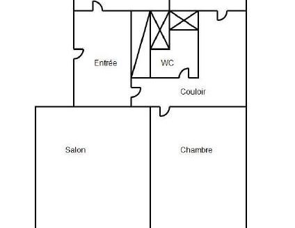 F2 apartment in the city center