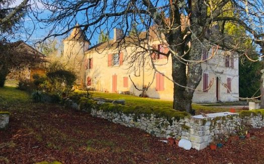 Manor house, character, original features, tower, stone chimneys, stairs, sink, potentiel, big land, elevated position, privacy, quietness, outbuildings, barn, garage.