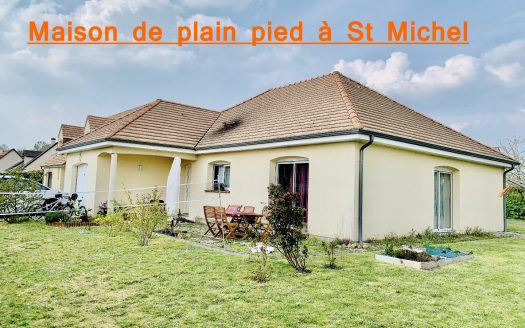 St Michel single storey of 116 sqm on 690 sqm of land