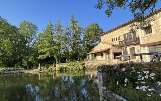 A water mill in an unique environment