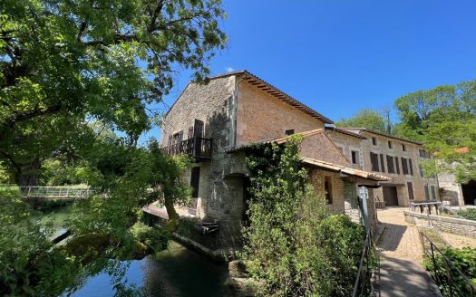 A water mill in an unique environment