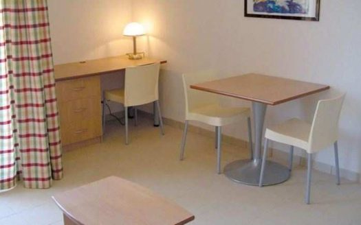 Let and managed studio apartment in student residence in Biot