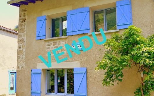 RENOVATED VILLAGE HOUSE WITH TERRACE, OUTBUILDINGS AND NEARBY GARDEN