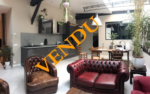Unique loft of 85 sqm in the center of Rouen